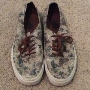 Desert print Vans